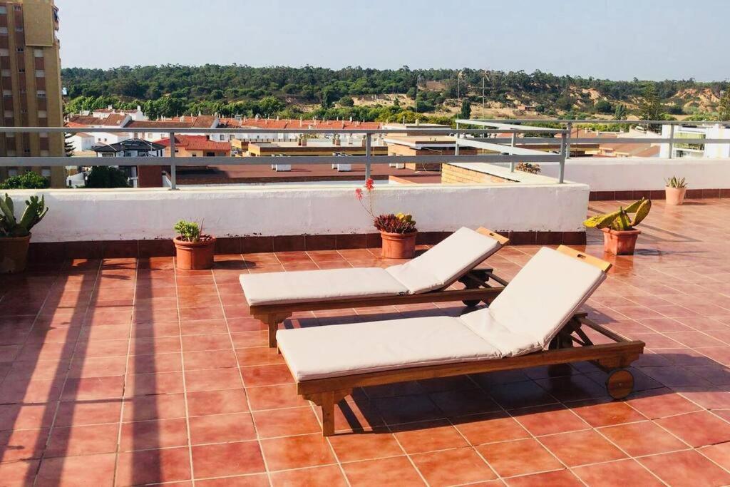 Wonderful Penthouse By The Sea Apartment Лепе Екстериор снимка
